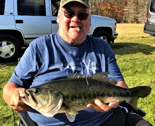 Bass Fishing Farm Pond with the Biggest Hook from Cabelas 
